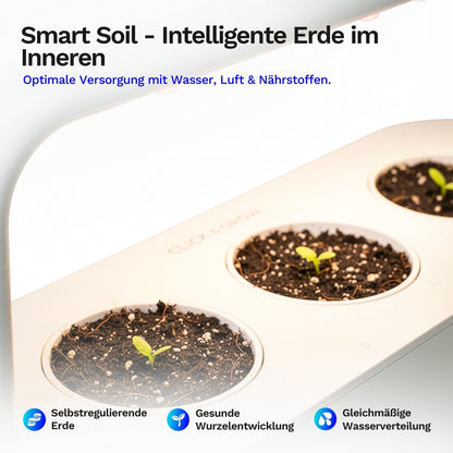 Click & grow Smart Garden 9 Pro - Indoor Kräutergarten (Farbe: weiß)