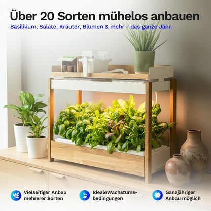 Click & grow 25 - Indoor Kräutergarten (Farbe: weiß)