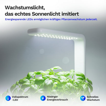 Click & grow Smart Garden 3 - Indoor Kräutergarten (Farbe: weiß oder grau)