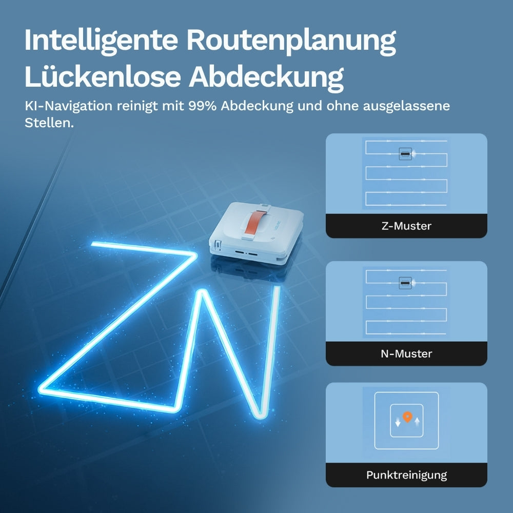 Lazurec A9 Pro Fensterputzroboter – Für smarte, aufwandfreie Fensterreinigung
