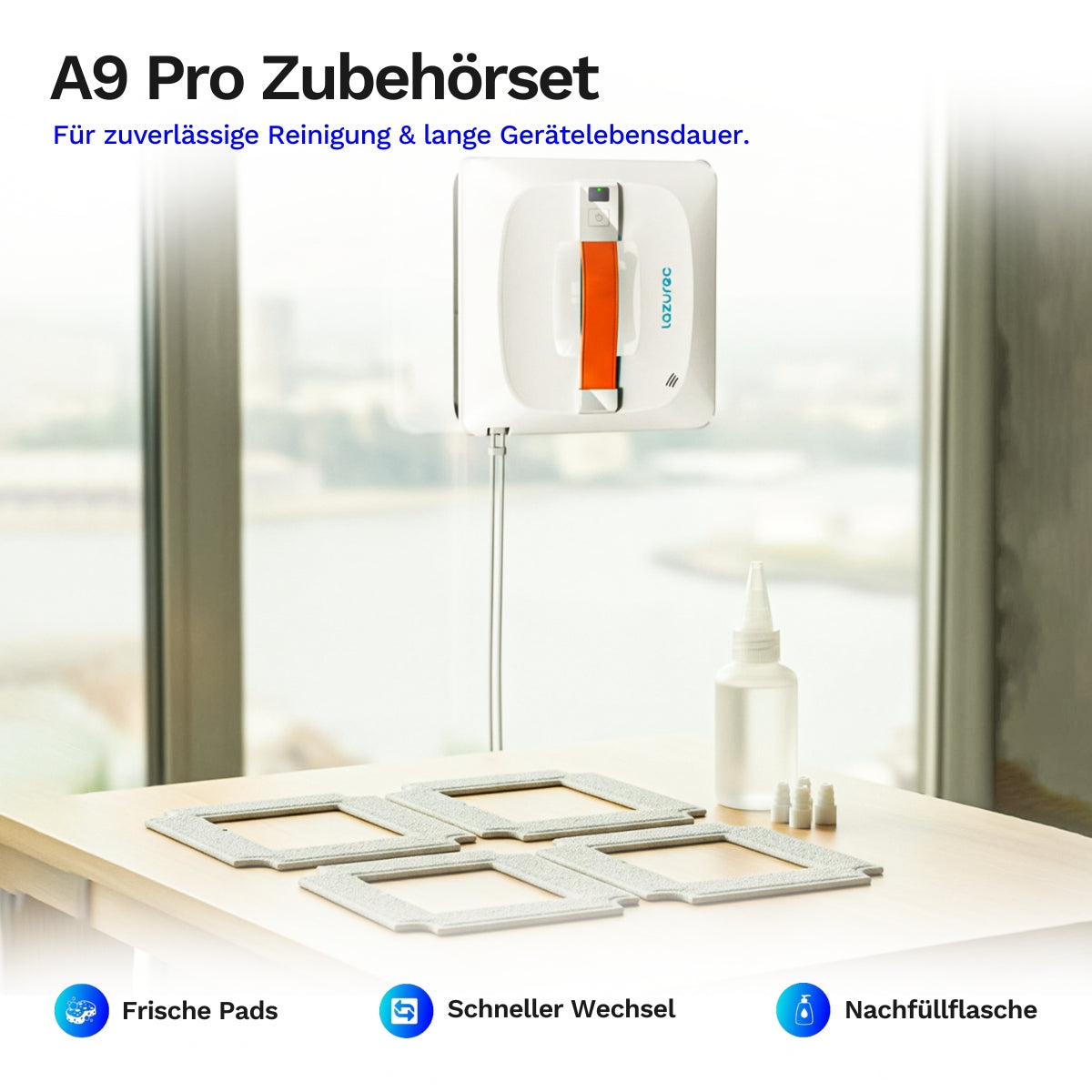 Zubehörset für Lazurec A9 Pro