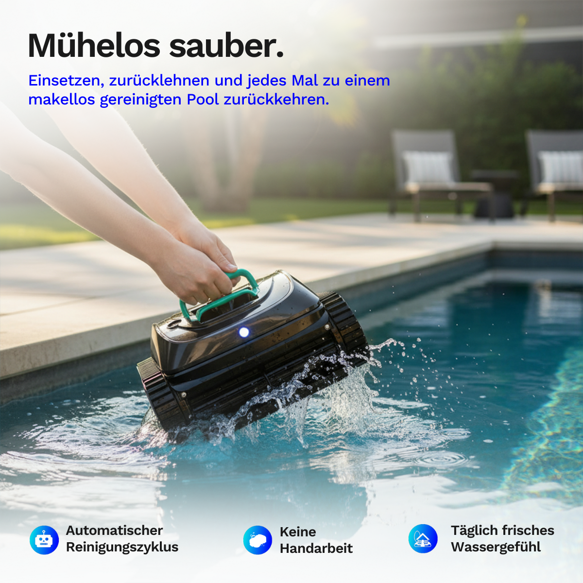 Wybotics Wybot C1 - Akku Poolroboter mit intelligenter Navigation