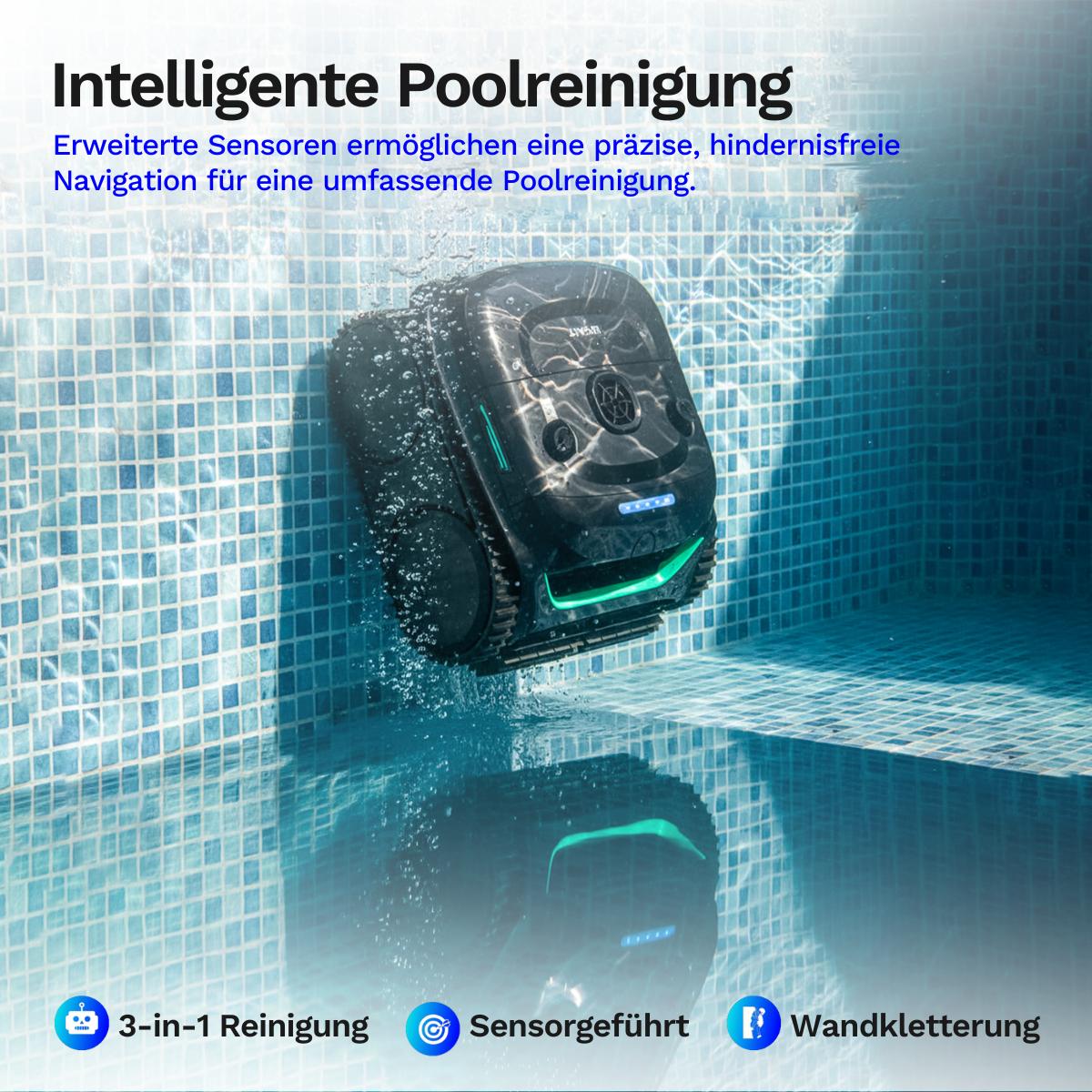 Wybotics Wybot C2 - Akku Poolroboter mit App Steuerung