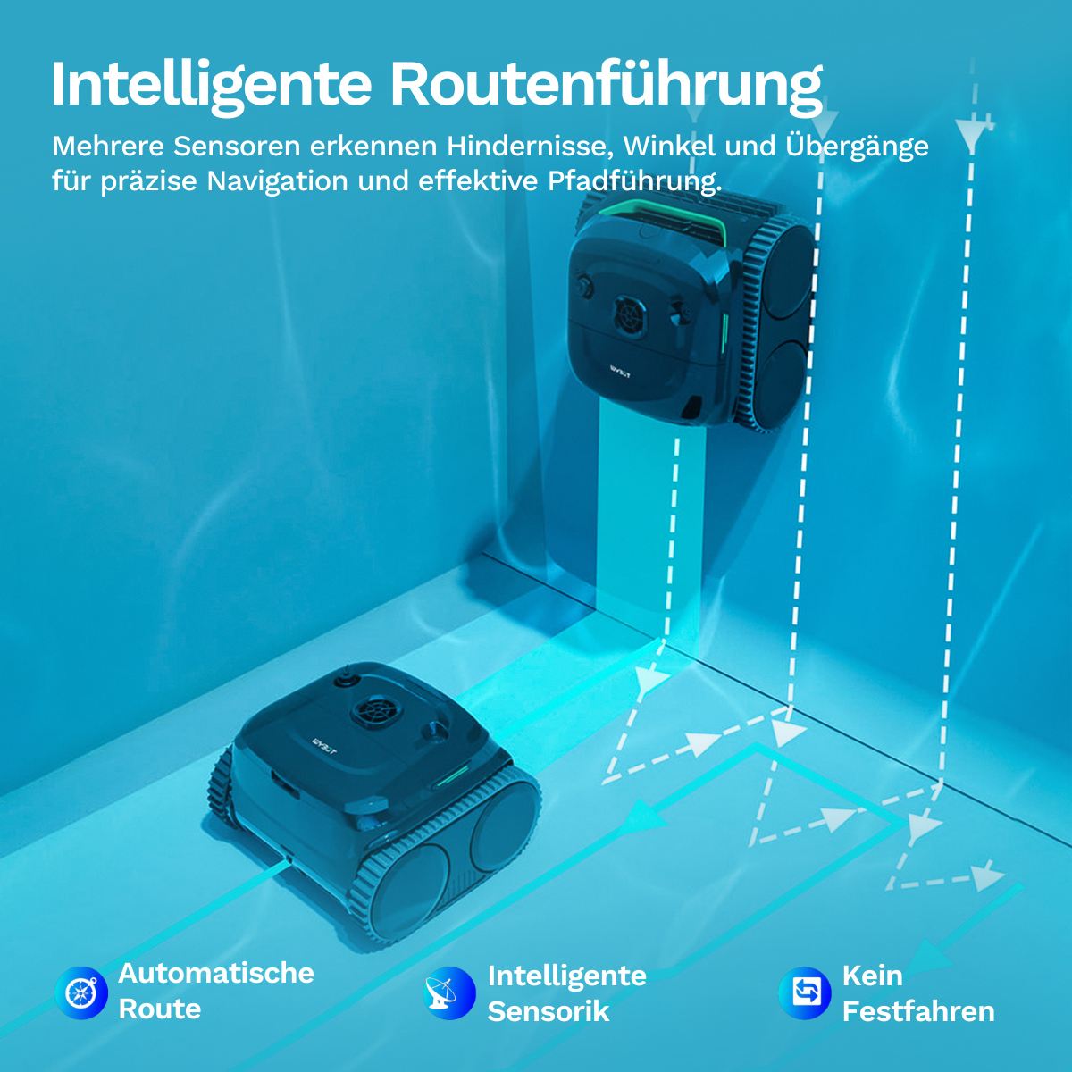 Wybotics Wybot C2 - Akku Poolroboter mit App Steuerung