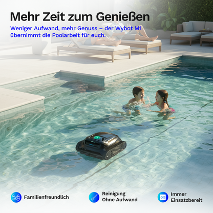 Wybotics Wybot M1 - Akku Poolroboter mit 5 Stunden Akkulaufzeit
