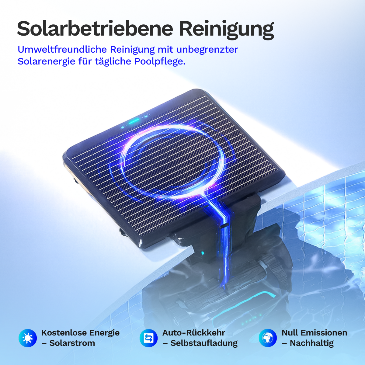 Wybotics Wybot S2 Solar - Akku Poolroboter mit automatischer Schmutzerkennung